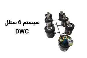 خرید سیستم 6 سطل هیدروپونیک DWC